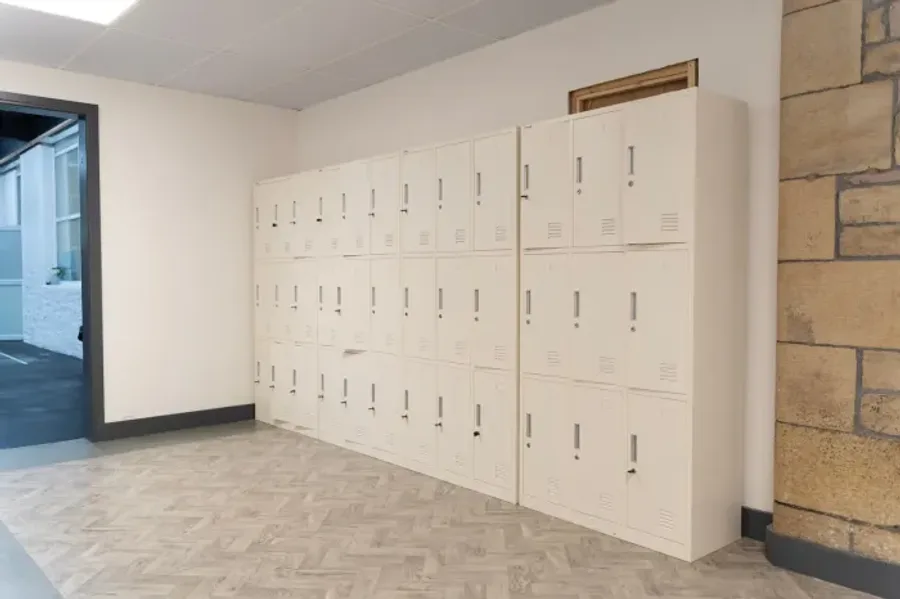 Changing room lockers