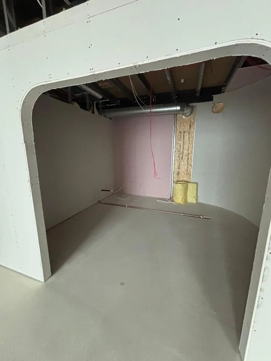 Forming of back wash area