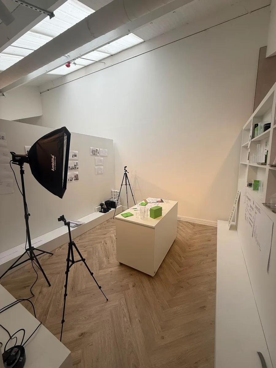 TikTok studio in use